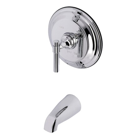 Kingston Brass KB2631MLTTO Tub Trim Only W/out Shower, Polished Chrome KB2631MLTTO